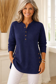 FLASH SALE - Ribbed V-Neck Pullover | Free Delivery