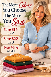 FLASH SALE – Waffle Knit Button V-Neck Top | Free Delivery