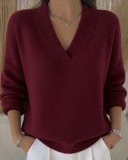 FLASH SALE - Cozy V-Neck Knitted Sweater