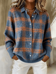 CLEARANCE SALE - Everyday Comfort Plaid Cardigan
